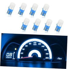 8PCS LED Bulb Instrument Panel Cluster Gauge Dashboard Light, 12V T10 Ice Blue