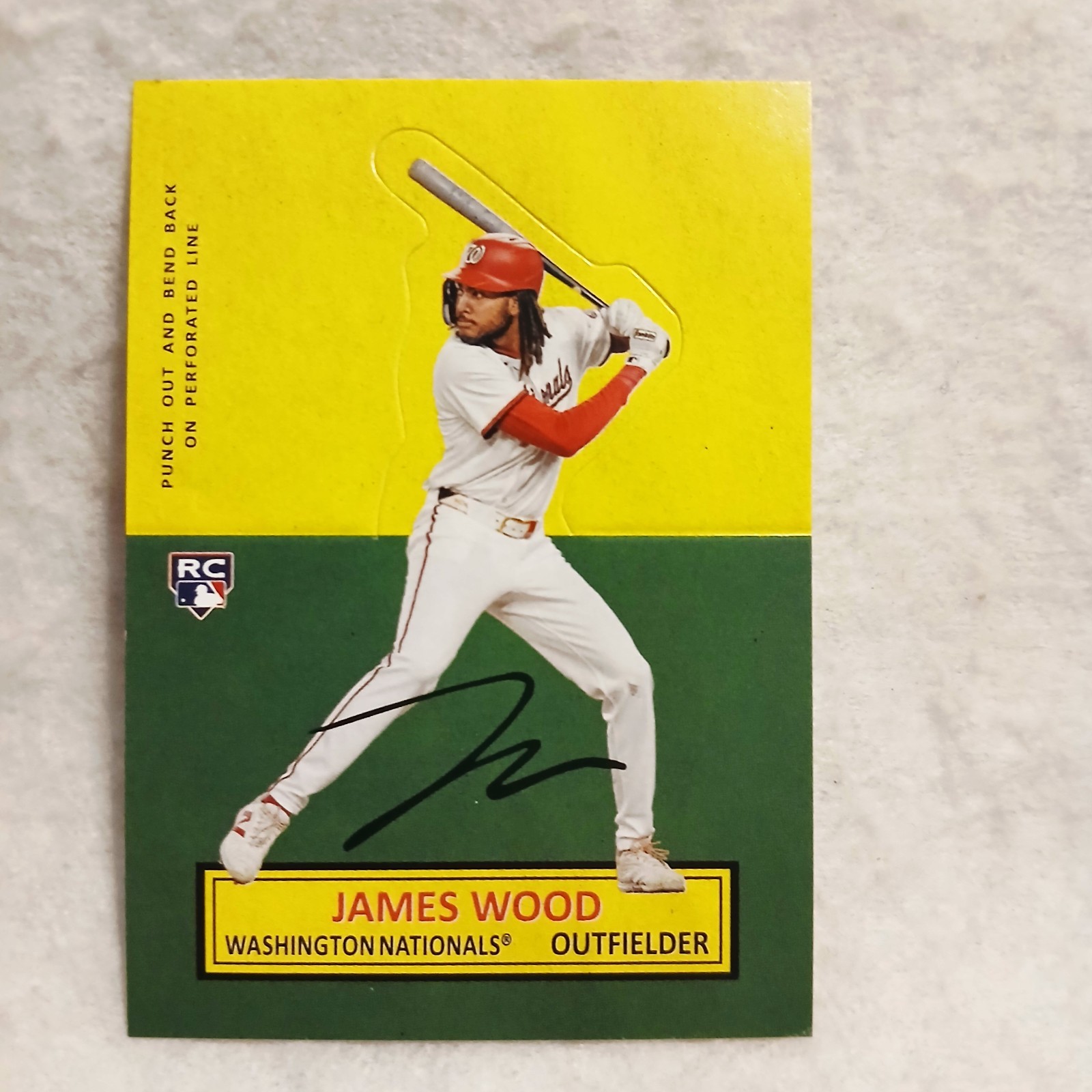2025 Topps Archives 1964 Topps Stand-Ups James Wood #64SU-3 Rookie Card 