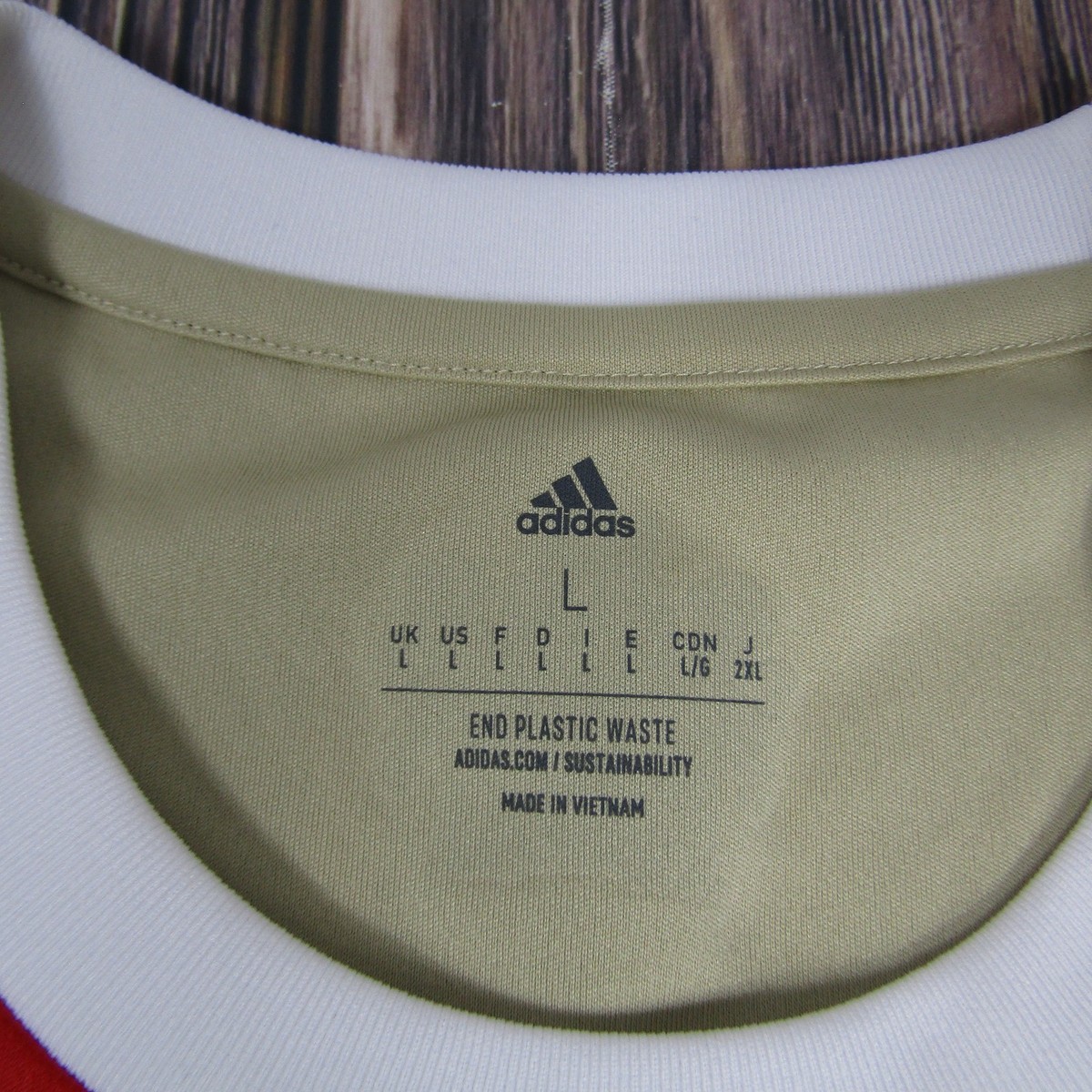 Ajax Amsterdam Shirt Mens Large Ziggo Daily Paper Adidas Soccer