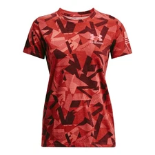 Under Armour 1373896 Women's UA Freedom Amp T-Shirt - Stadium Red - X-Small