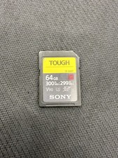 Sony Tough SF-G64T 64GB Class 3 - SDXC Memory Card - SFG64TT1 