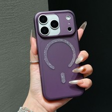 For iPhone 18 17 Pro Max 16 15 14 13 12 Phone Case Glitter Magnetic Frosted New