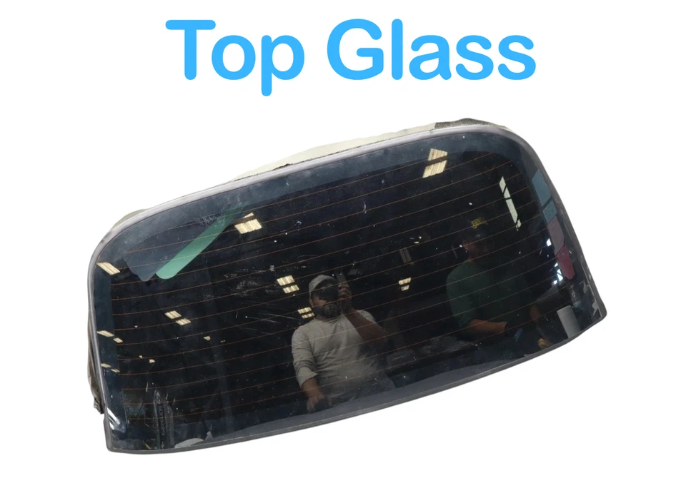 03-09 Mercedes W209 CLK500 CLK350 CLK320 convertible techo blando vidrio trasero OEM Foto 3 de 4