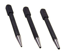 3x  Steel Centre Punch Drilling Set Point Metal Wood Scribe Marking Tool Amtech