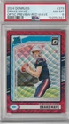 2024 Donruss Drake Maye Rookie Optic Red Wave Prizm PSA 8 Patriots SP RC