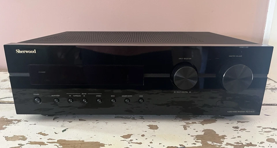 Sherwood Audio & Video A/V Receiver Model RD-5405 120V 60Hz 2.0A Tested & Works! - Image 3 of 4