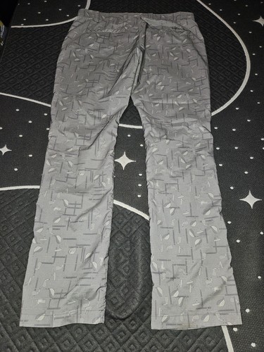 William Murray Golfschläger bedruckt gerade Passform zementgrau Golfhose Herren 34  - Bild 5 von 11
