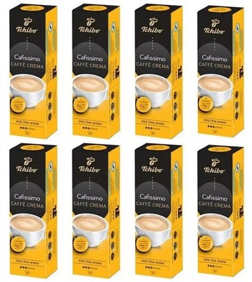 8 x TCHIBO Cafissimo Caffe Crema Fine Aroma 8 x 10 capsules - 80 pieces
