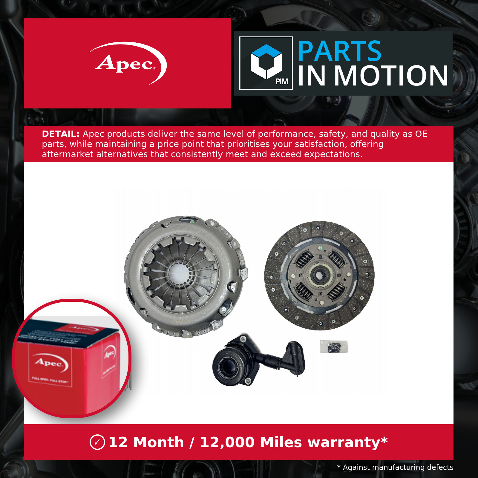 APEC Clutch Kit ACL1205 - Image 3