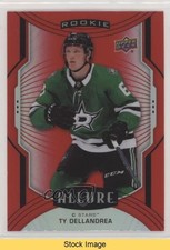2020-21 Upper Deck Allure Rookie SP Red Rainbow Ty Dellandrea #140 READ 06wk