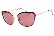 Draper James DJ7063 505 Plum/Rose Brown 56-17-140 Sunglasses New Authentic