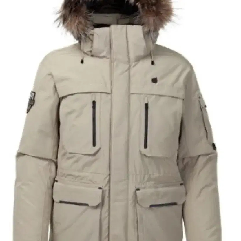 Lafuma Men's Down Goose Down Padding Jacket Beige… - image 2
