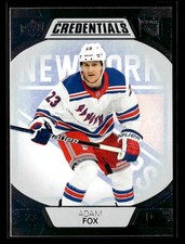 2022-23 Upper Deck Credentials - #55 Adam Fox - New York Rangers