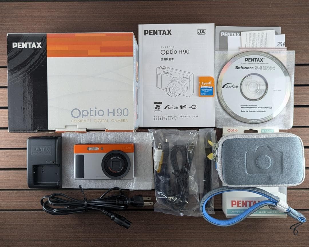 PENTAX Optio H90 Compact Digital Camera  Case and Others