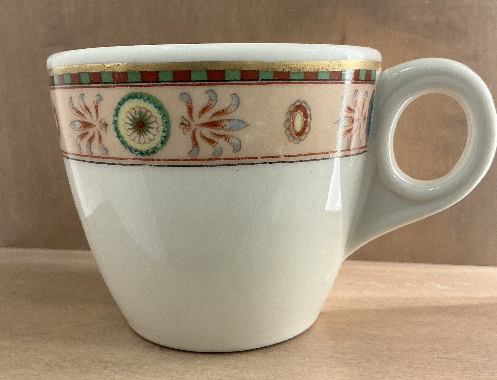 Hotel New Yorker Lamberton Scammell China Cup c1930s Ivory Art Deco