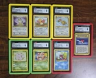 CGC 9 Mint LOT | SPANISH Jungle 1st Edition Pokemon WOTC 7 graded Cards Meowth