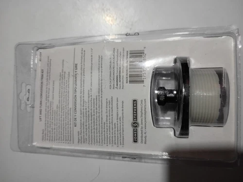 Jones Stephens B51039 Matte Black Lift and Turn Trim Assembly - Picture 2 of 2