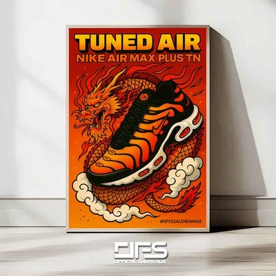 Air Max Plus TN Poster TIGER OG  Tn wallpaper no frame Sneaker gift SHoe