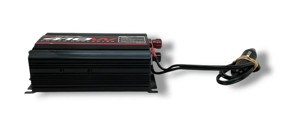 Schumacher 410W Power Converter 2 AC Outlet 1 USB Port 12v Input 120v AC 60hz - Image 3 of 4