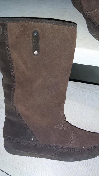 Women Diesel Boots Brown Suede 37
