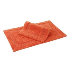 100 Cotton Bath Rug 20"x32"/16"x24"  2200 GSM Luxury 20X32/16X24 Orange