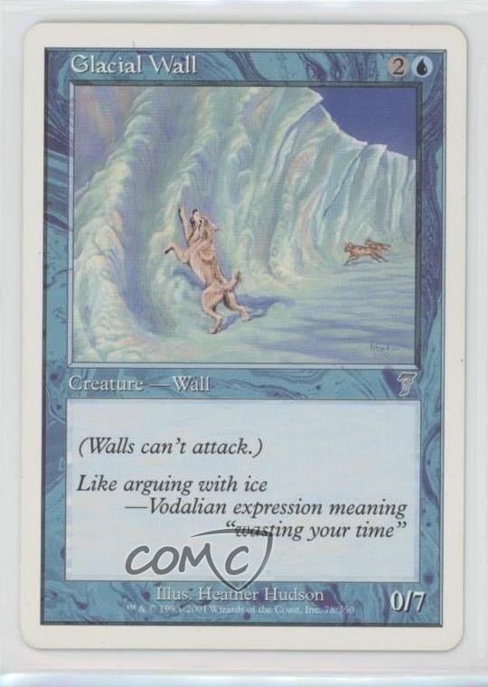 Glacial Wall Magic: 7th Edition #78 2001
