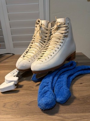 Riedell  figure skates with MK Sheffield steel blades - Size 6