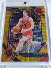 2024 Panini Select Josh Giddey #238 WAVE GOLD /10 Holo (Bulls) - Ready to Grade