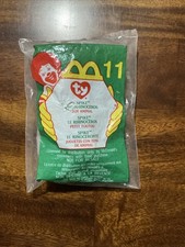Ty Beanie Baby Spike the Rhinoceros New In Package 2000 McDonald  s 11 Rare
