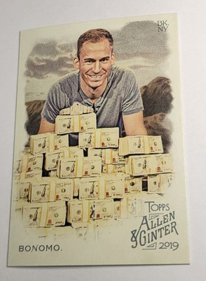 2019 Justin Bonomo Card #164 Allen & Ginter Topps Worlds Champions Poker Player
