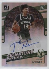 2020-21 Panini Donruss Signature Series Jordan Nwora #SG-JNW Auto 1co0