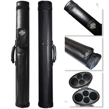 2x2 Hard cue case Oval Pool Cue Billiard Stick Carrying Case
