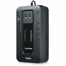 CyberPower EC750G Ecologic UPS Systems , 750VA/450W, 120 VAC, NEMA 5-15P