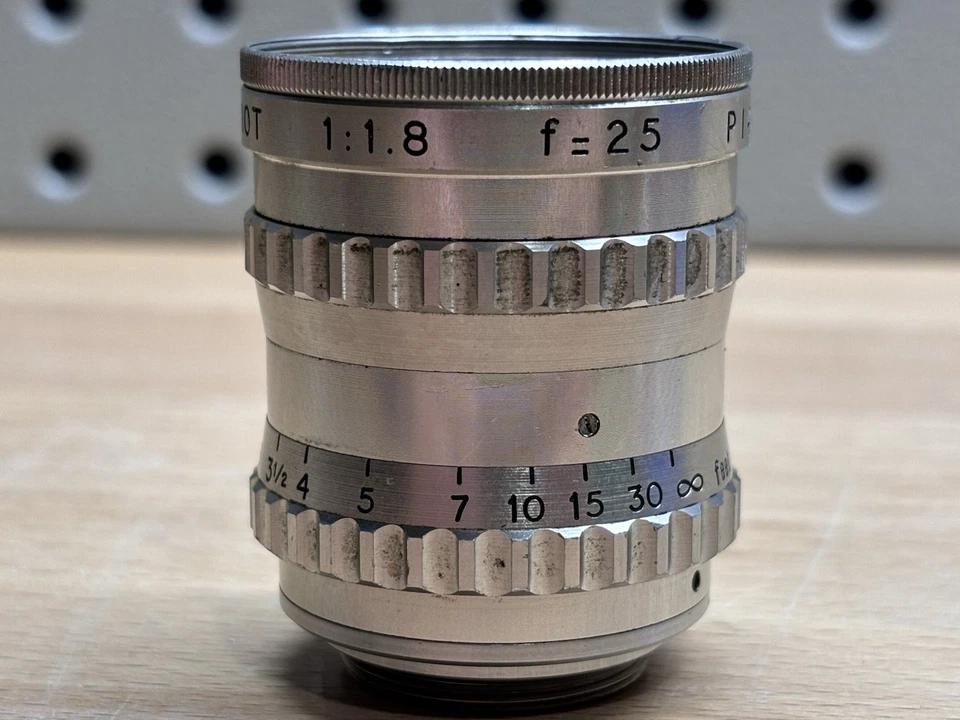 Nice SOM BERTHIOT LYTAR 1.8/25MM C-MOUNT LENS For BOLEX 16MM MOVIE CAMERA - Image 3 of 4