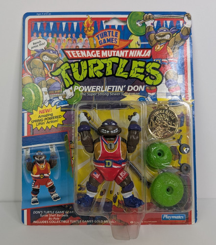 Vintage 1992 Teenage Mutant Ninja Turtles Powerlif...