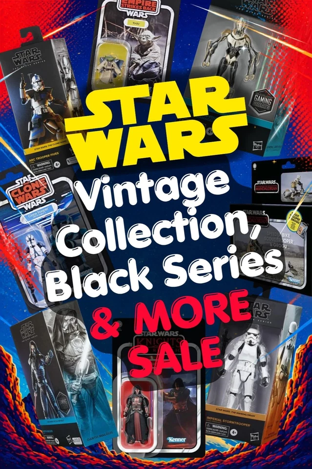 🔥 Star Wars Vintage Collection & Black Series 🔥 Mega Toy Vault Show! 🔥