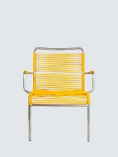 Fiam Mya Spaghetti Outdoor Patio Garden Lounge Armchair - Yellow (Dented/Marks)