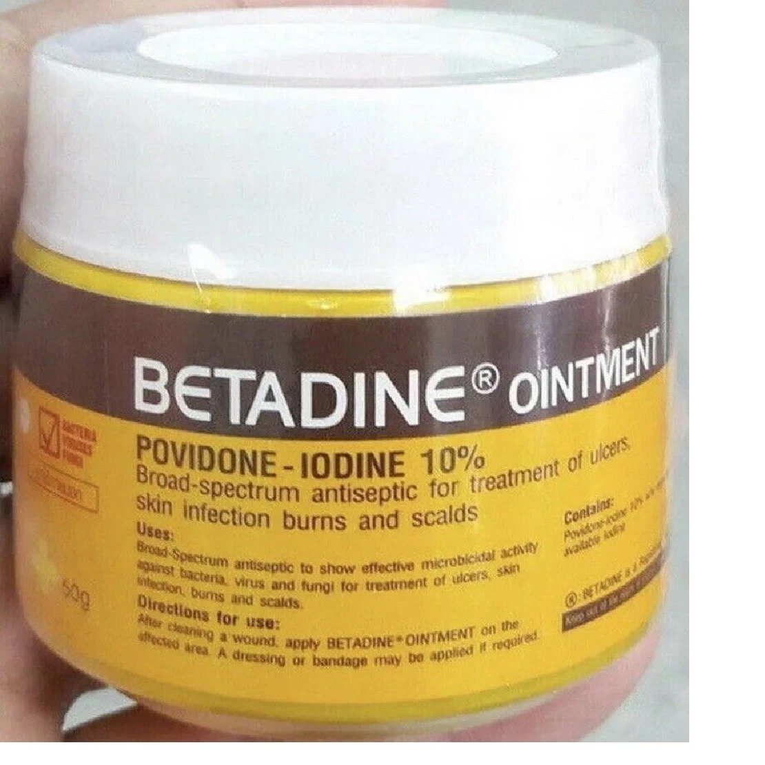 Betadine Antiseptic Ointment Minor Wound Infection Treatment Kill