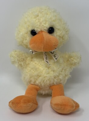 Little Suzy s Zoo Duck Rattle Plush Stuffed Animal Toy Chick Easter 6  READ-RARE