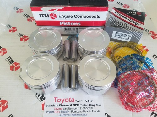 Toyota 22R Engines 85-95 Standard Pistons & Ring Set - Pickup 85-95,4Runner 85- - Picture 5 of 5
