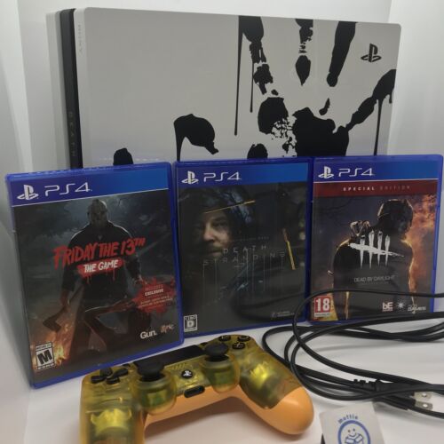 PlayStation 4 Pro DEATH STRANDING LIMITED EDITION CUHJ-10033 Used Good Japan - Picture 2 of 12