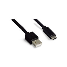 6ft USB 2.0 USB Cable Type A to Type C - Black