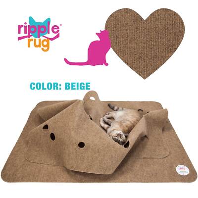 Updated-Ripple Rug Cat Activity Play Mat - Made in USA - We are the Manufacturer