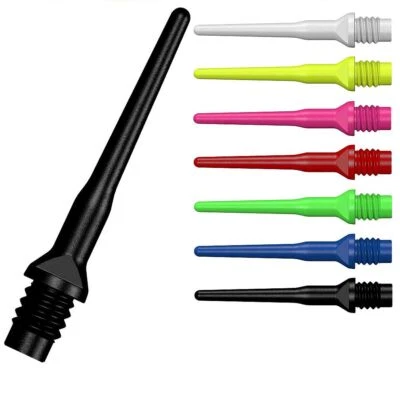 100 PROFIDART Tufflex V2 Soft Dart Spitzen Dartspitzen Softtips Points 2BA lang