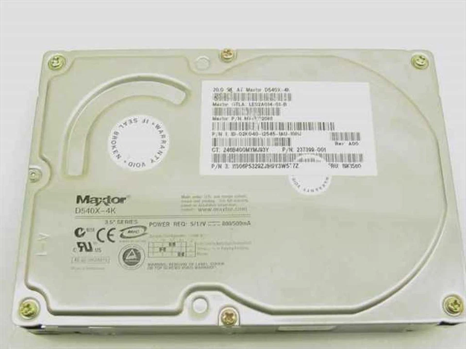 Maxtor MX6L020J1 - 20GB 3.5" IDE Hard Drive - Image 3 of 3