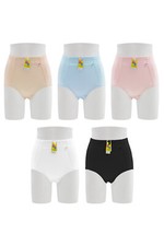 Lot 6 Tummy Control Panties Brief Front Zipper Pocket S M L XL 2XL 3XL 4XL S105