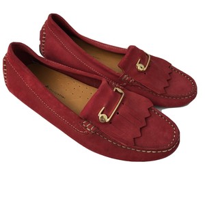 red driving moccasins womens