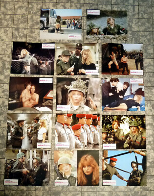 SCHÜTZE BENJAMIN Goldie Hawn 14 AUSHANGFOTOS German L C`s `81 PRIVATE BENJAMIN