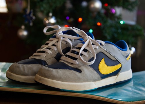 NIKE 6.0 Renzo 2 Youth size 5.5Y EU 38 Skateboard Shoe Yellow Blue Grey |  eBay