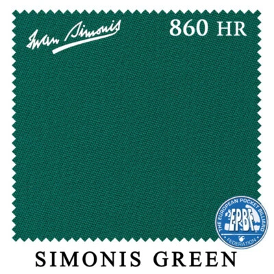 IWAN SIMONIS 8' Oversized Simonis 860HR Pool Table Cloth - Simonis Green -AUTHORIZED DEALER